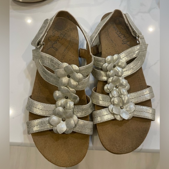 Natural Soul Shoes - Natural Soul Brand, Gold Sandals